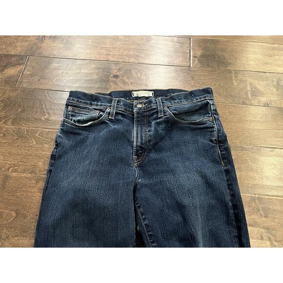 Madewell Mens Blue Dark Wash Straight Denim Jeans Size 33x32 - Picture 4 of 12